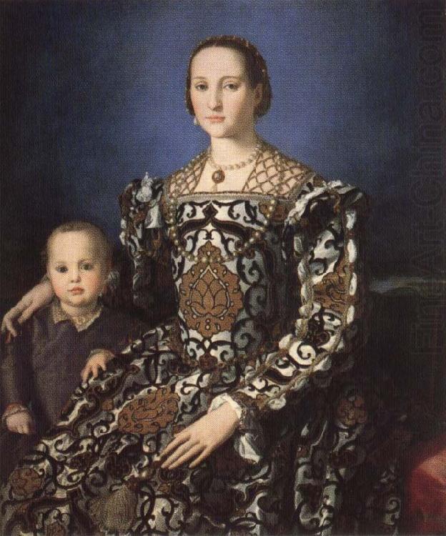 Agnolo Bronzino Portrait of Eleonora of Toledo with Her Son Giovanni de'Medici china oil painting image